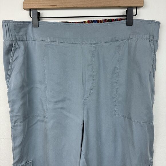 Soft Surroundings Cargo Pants Joggers Sz XL Pull On Elastic Waist Tencel Lyocell - Picture 3 of 9